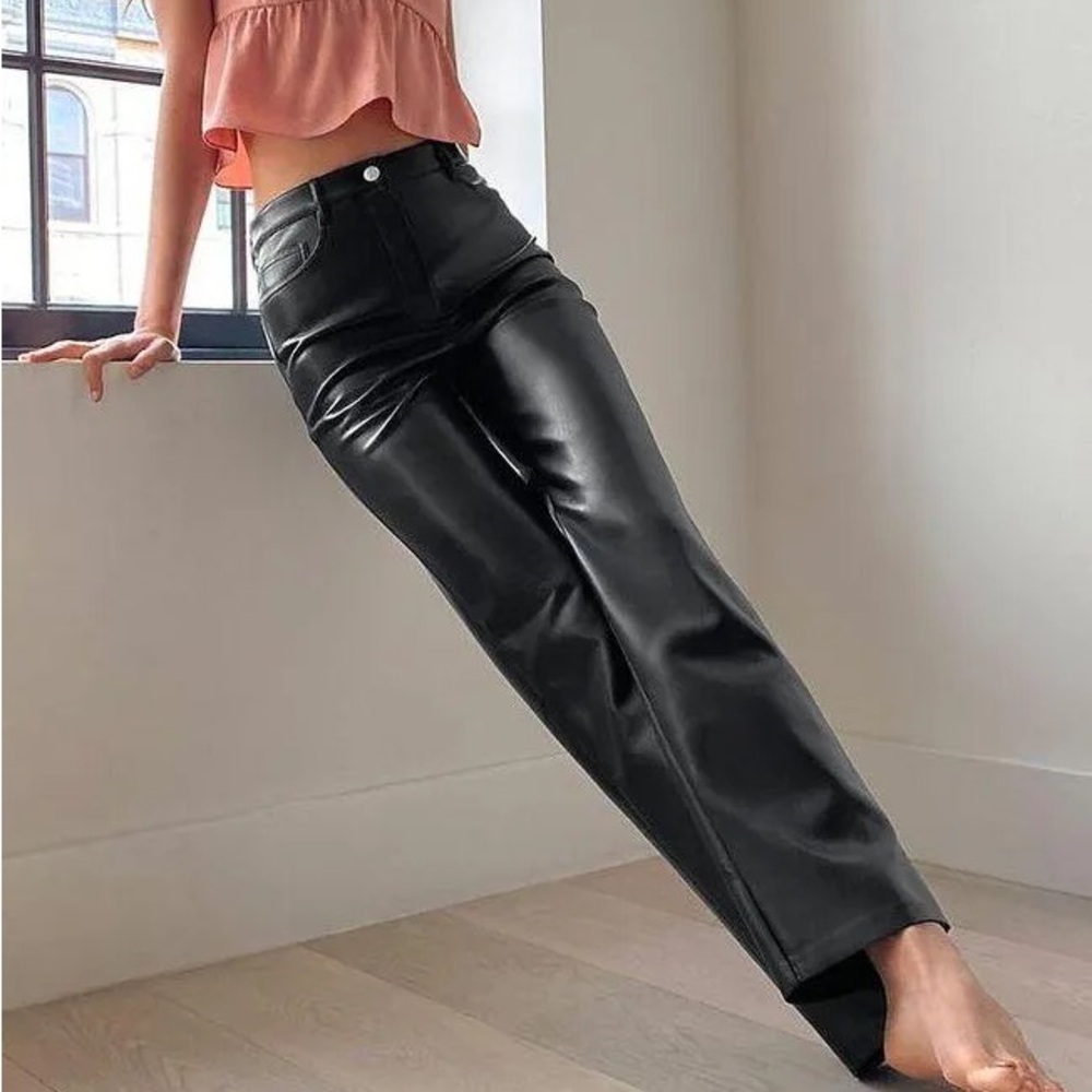 Aritzia Wilfred faux leather pants